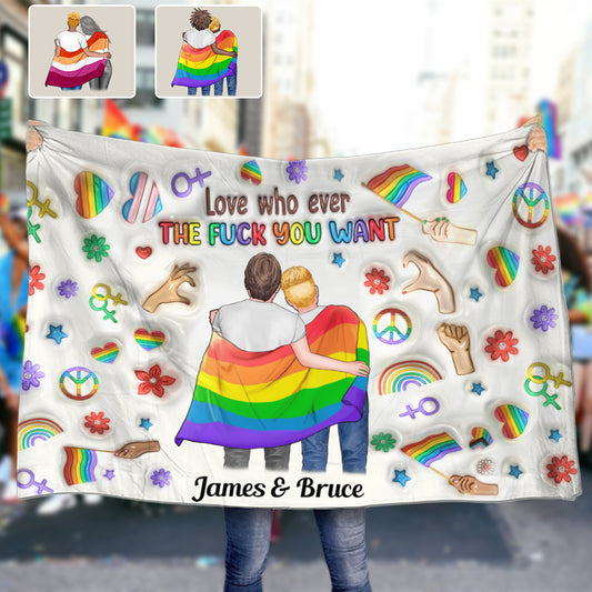 Liebe, wen du willst – Personalisierte LGBT-Unterstützungsflagge