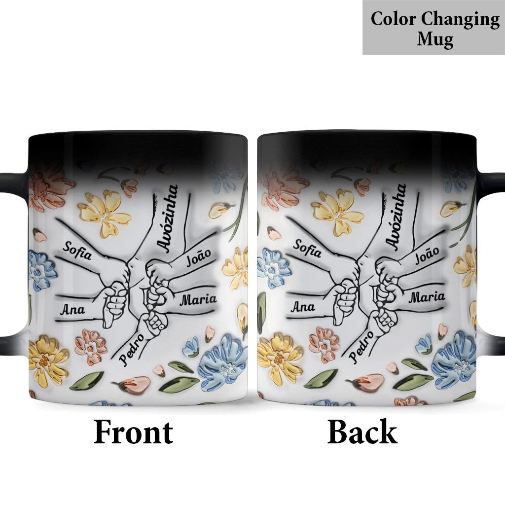 Avó Floral - Personalized Grandma Mug