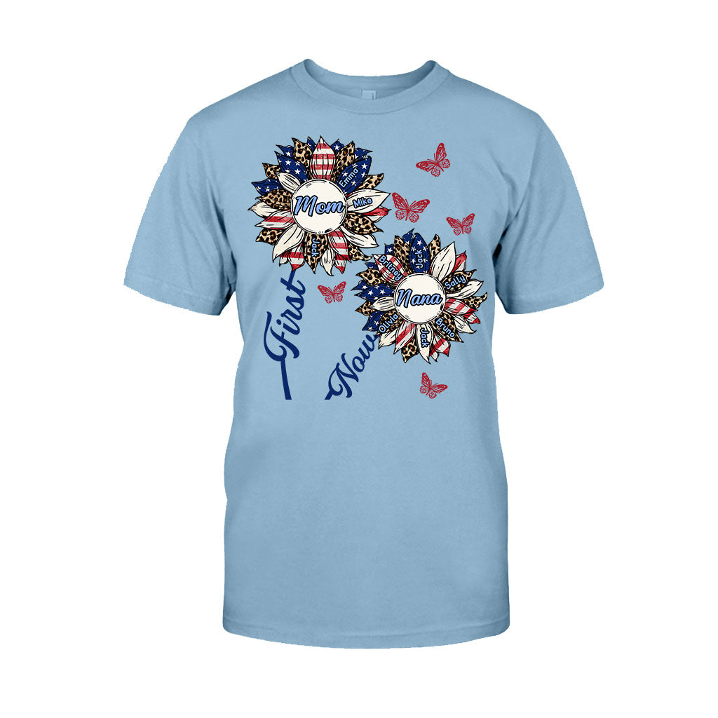 Erst Mama, jetzt Opa – Personalisiertes Oma-T-Shirt und Hoodie