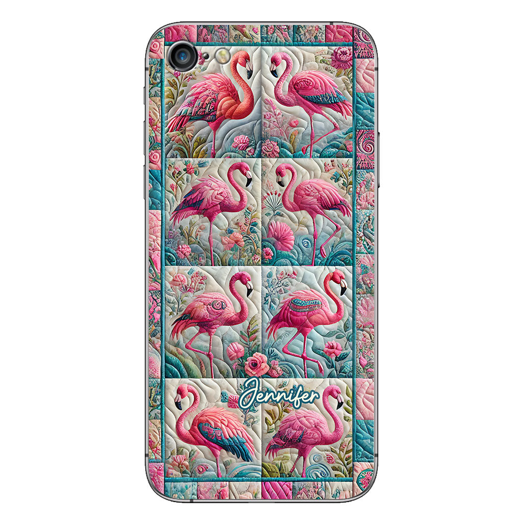 Vintage Flamingo - Personalized Flamingo Phone Case