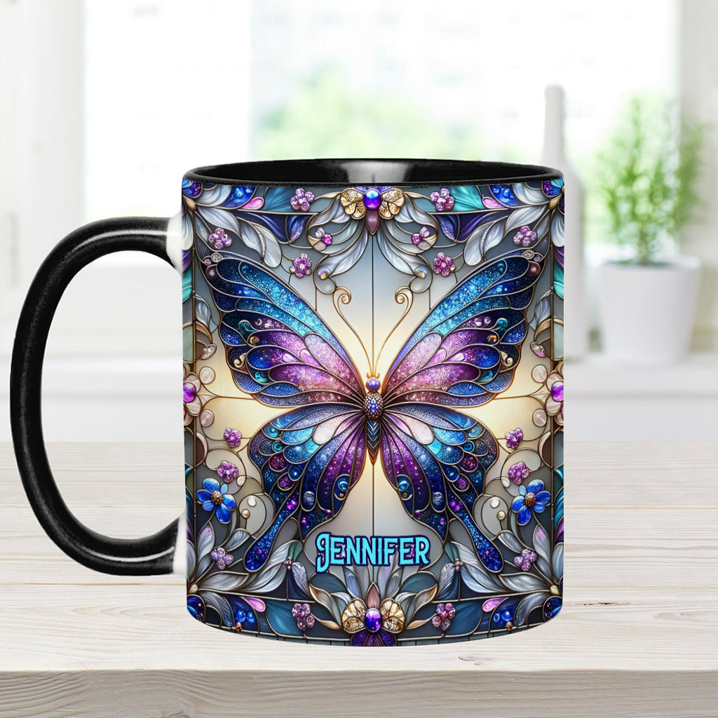 A Big Piece Of My Heart - Personalized Memorial Accent Mug