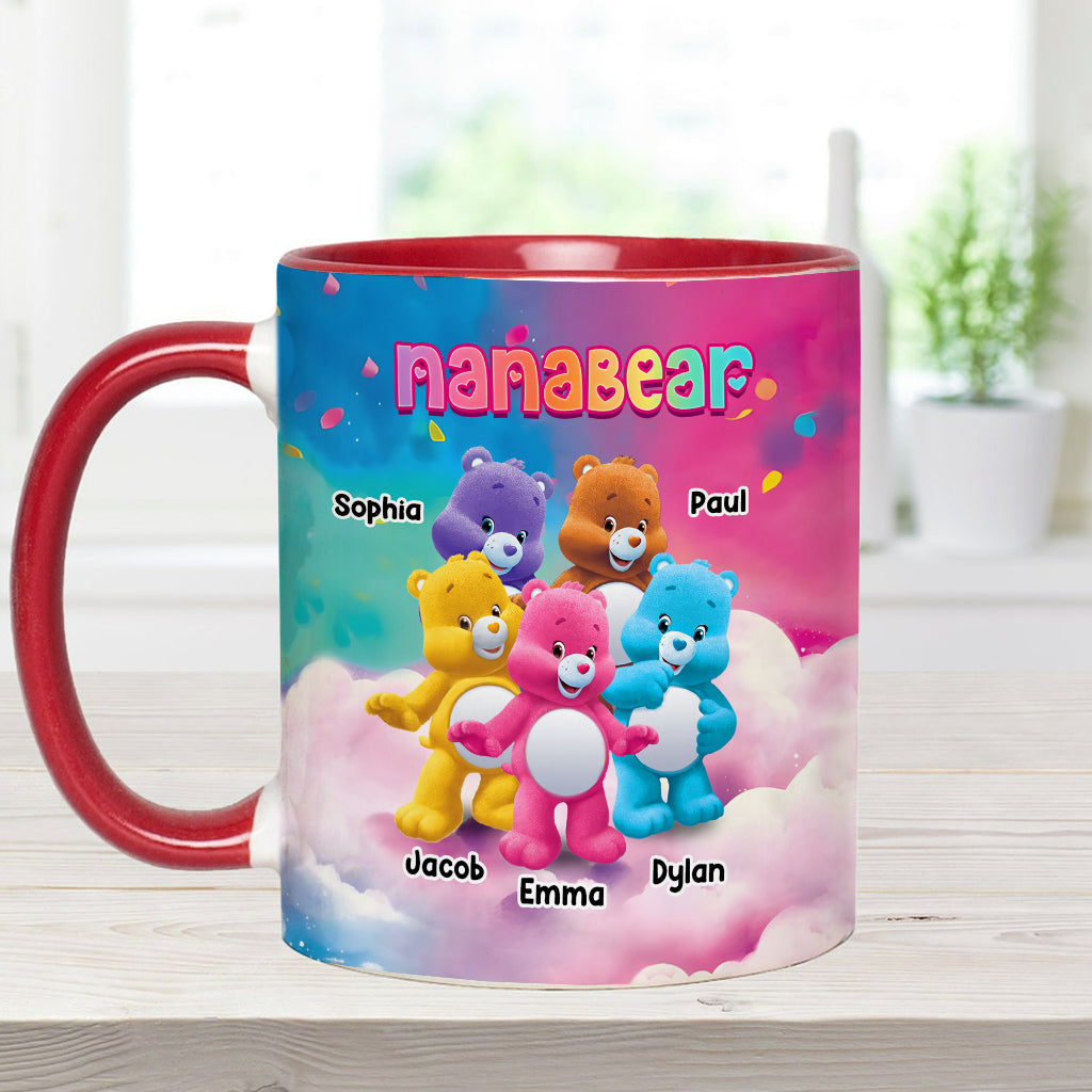 Nanabear - Personalized Grandma Accent Mug
