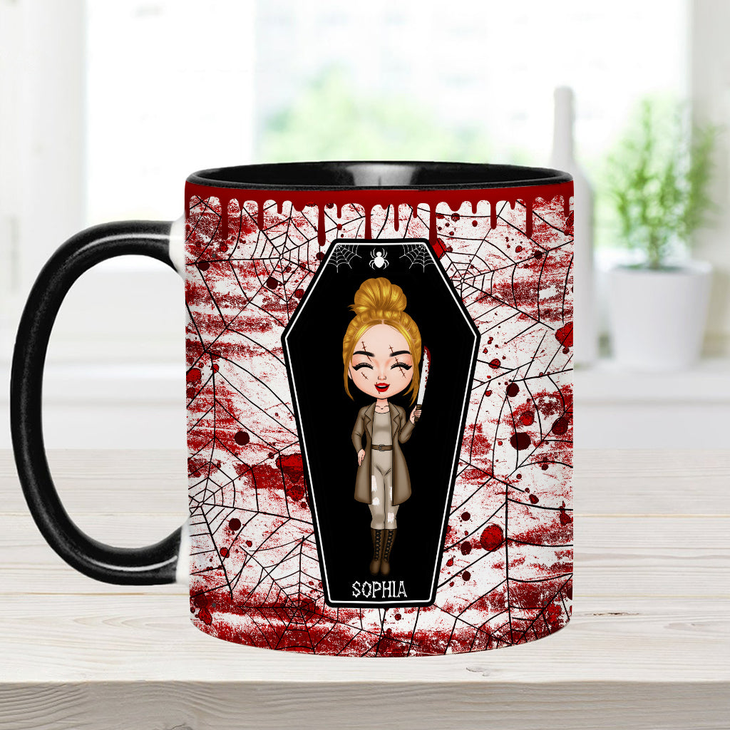Move Over Hot Girl Summer It's The Spooky Bitch Season - Personalized Accent Mug