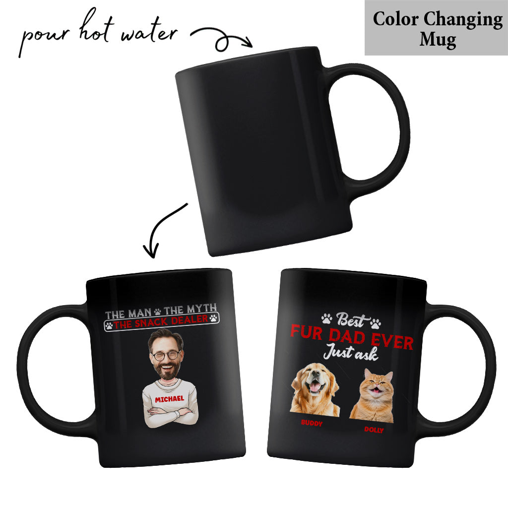 The Man The Myth The Snack Dealer - Personalized Father Mug