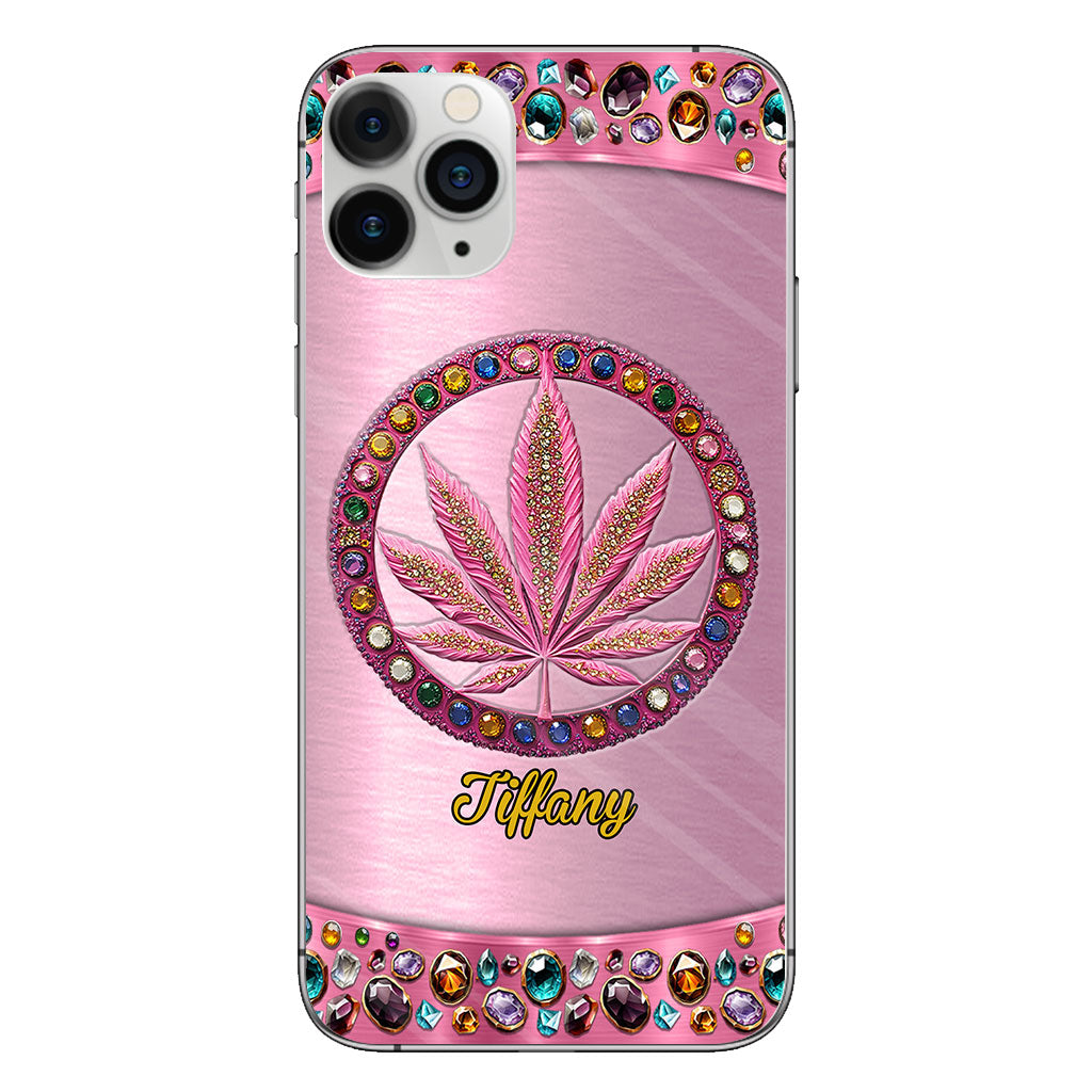 Stoner Chick - Personalized Weed Clear Phone Case