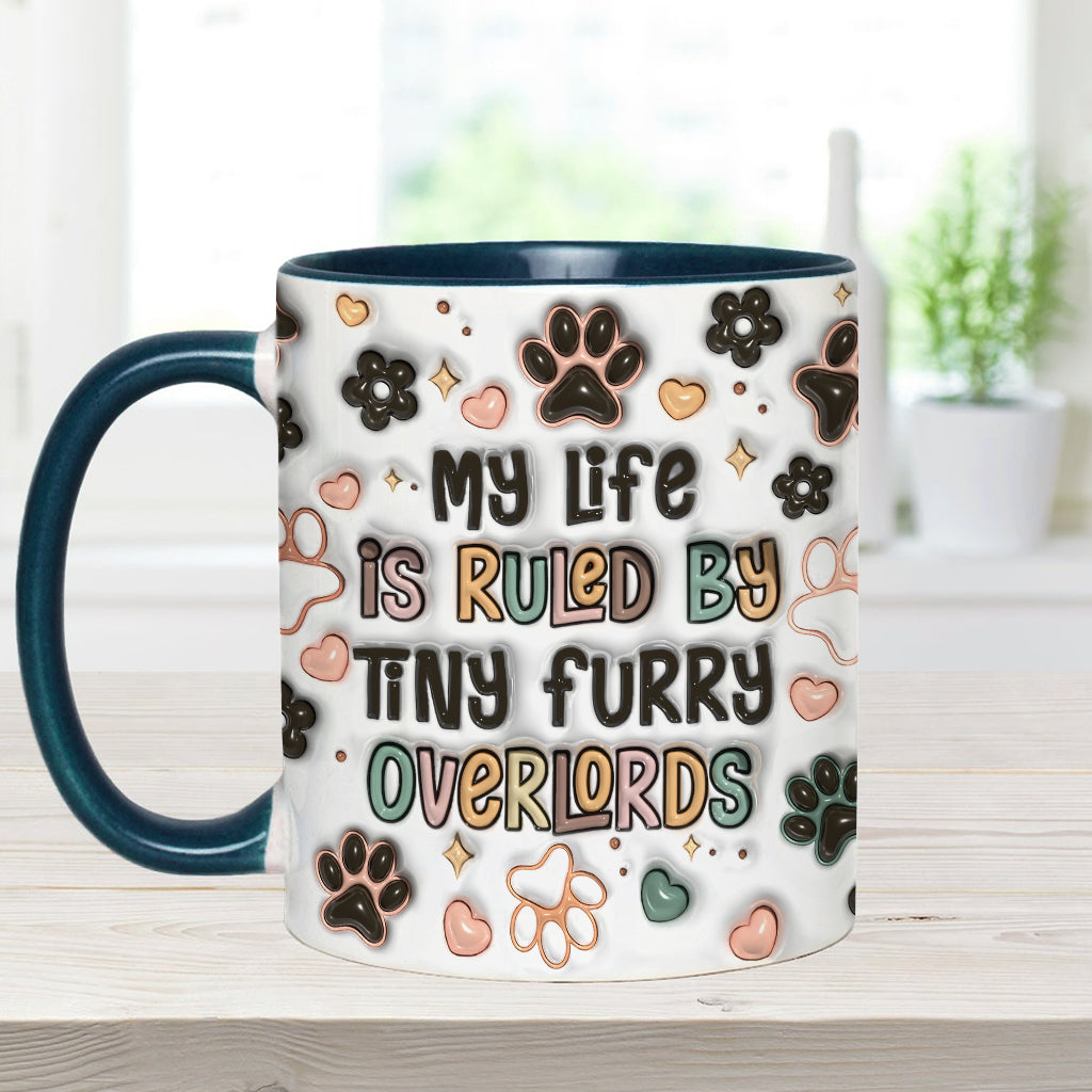 Tiny Furry Overlords - Personalized Cat Accent Mug