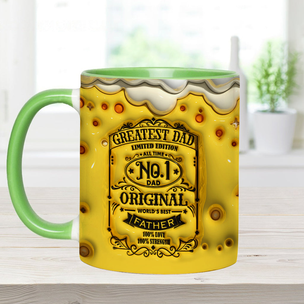 World's Best Dad - Personalized Father Accent Mug