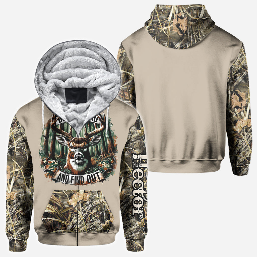 Buck Around And Find Out - Personalisiertes Jagd-Allover-Shirt