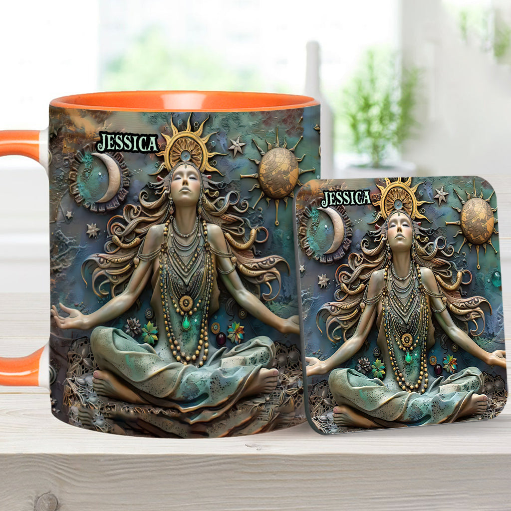 Lose Your Mind Find Your Soul - Personalized Yoga Accent Mug