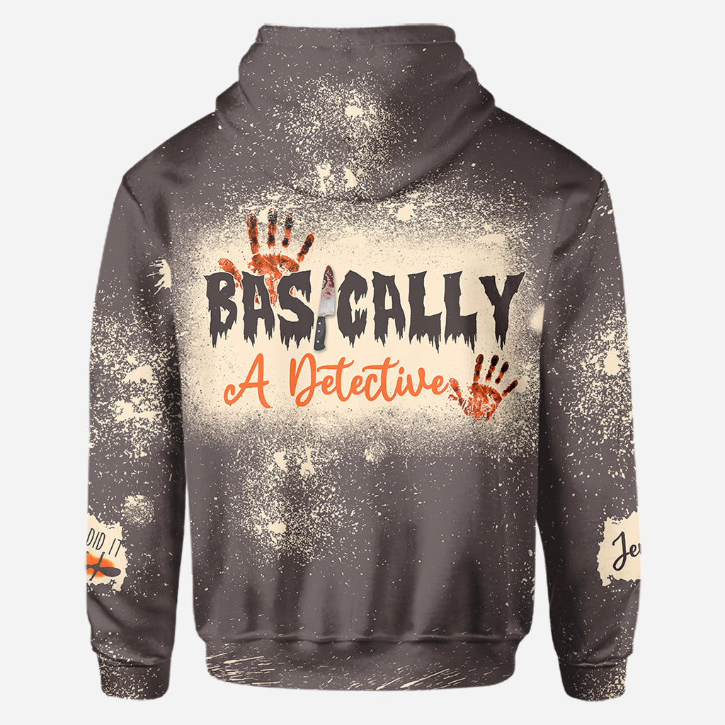 Basically A Detective - Personalized All Over Shirt