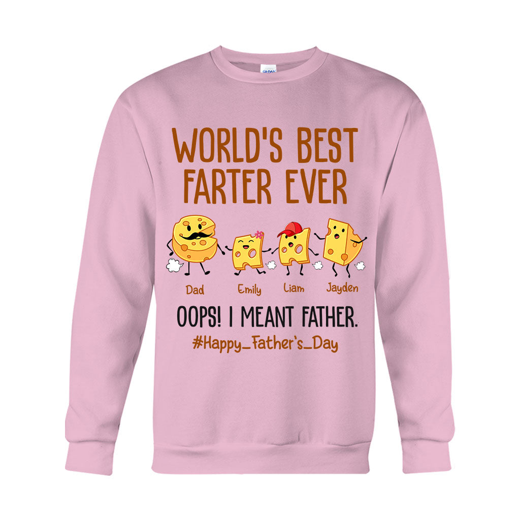 World's Best Farter Funny Cheese - Personalized Father T-shirt And Hoodie