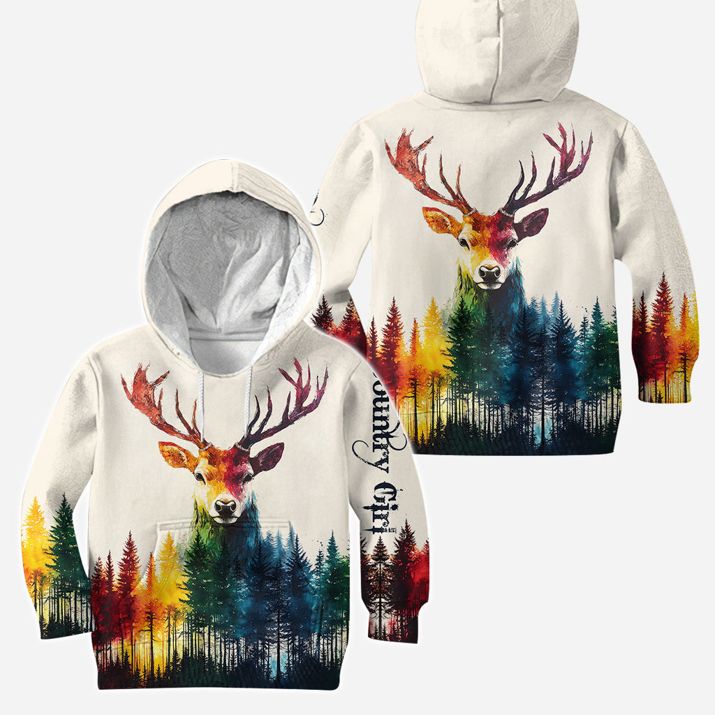Country Girl – Personalisierter Jagd-Hoodie und Leggings