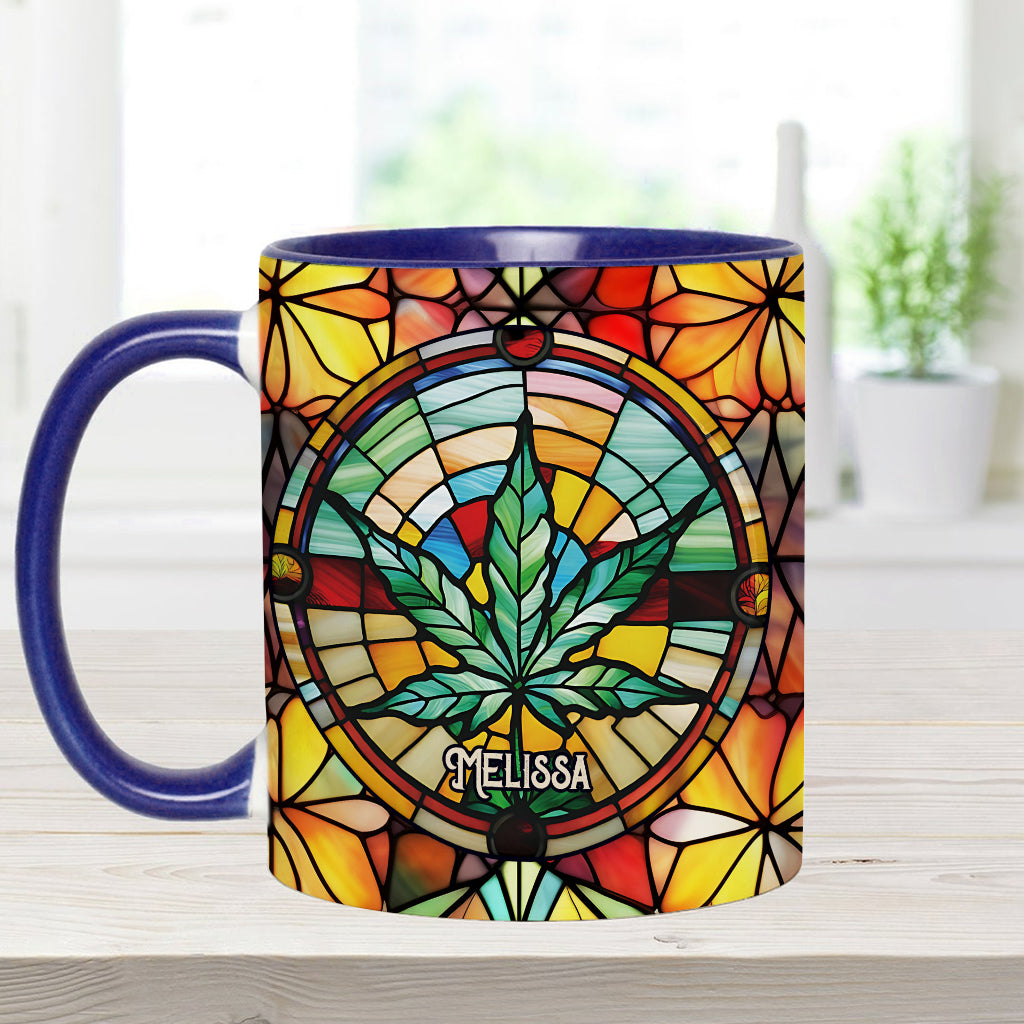 It's 420 somewhere - Personalized Weed Accent Mug