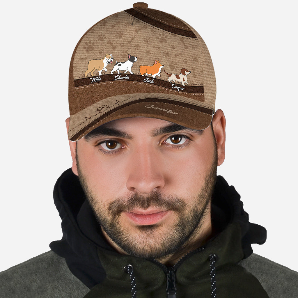 I Love My Dogs - Personalized Dog Classic Cap
