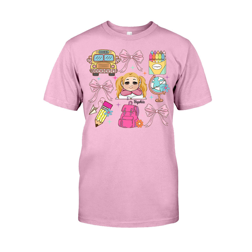 Back to School Coquette - Personalized Kid T-shirt And Hoodie