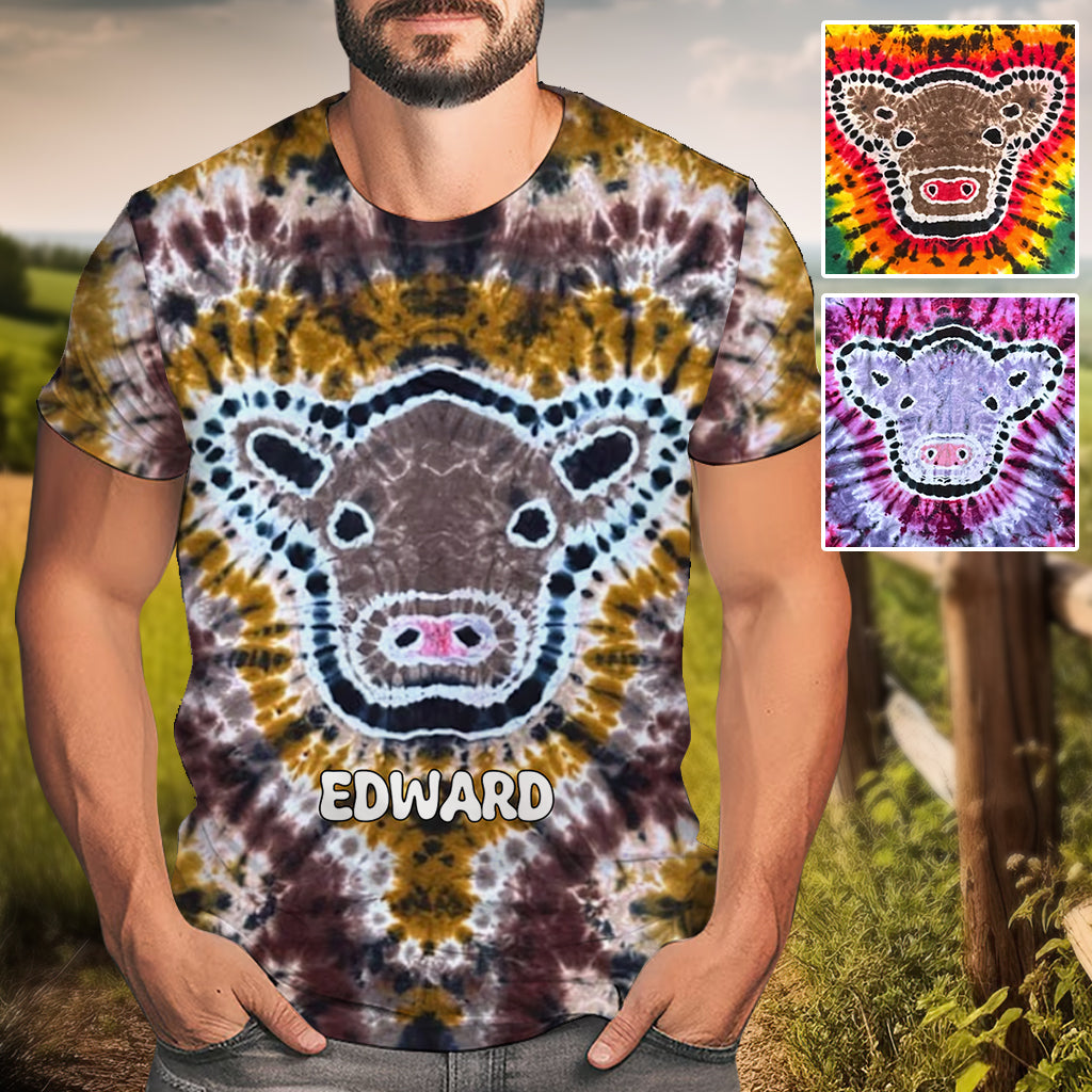 Bunte Kuh - Personalisiertes Kuh-Shirt