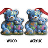 Mama Bear - Autism Awareness Ornament