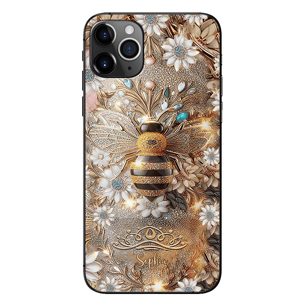 Queen Bee - Personalized Bee Clear Phone Case