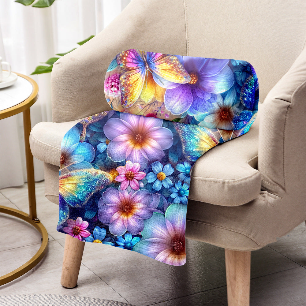 Beautiful Butterflies - Personalized Butterfly Blanket