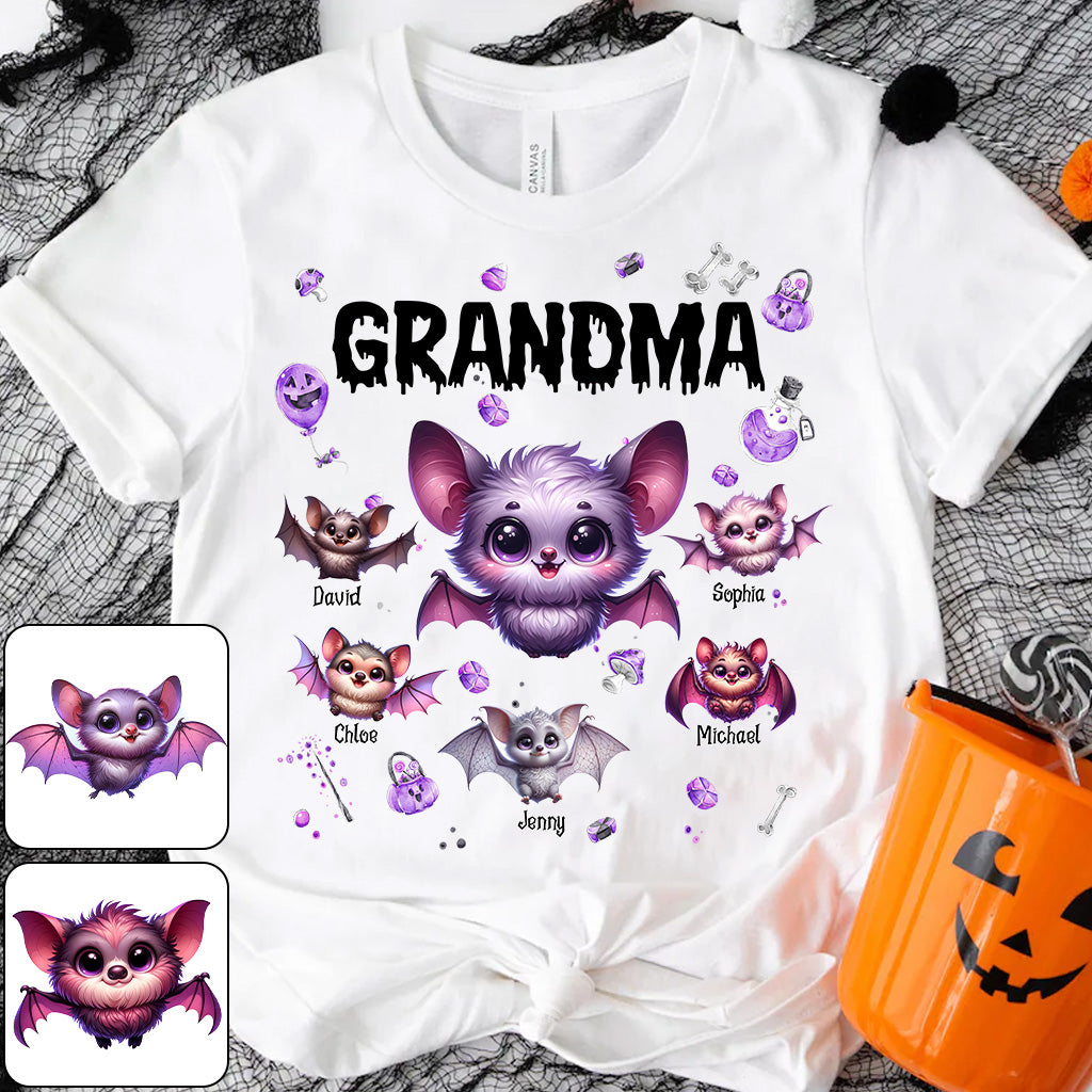 Oma der kleinen Monster – Personalisiertes Oma-T-Shirt und Hoodie