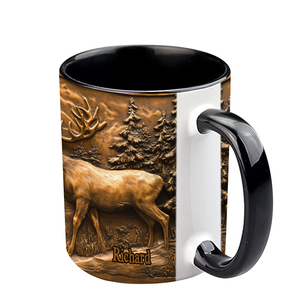Mug personnalisé sur le thème de la chasse au cerf