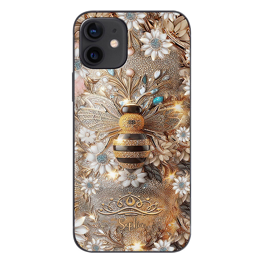 Queen Bee - Personalized Bee Clear Phone Case