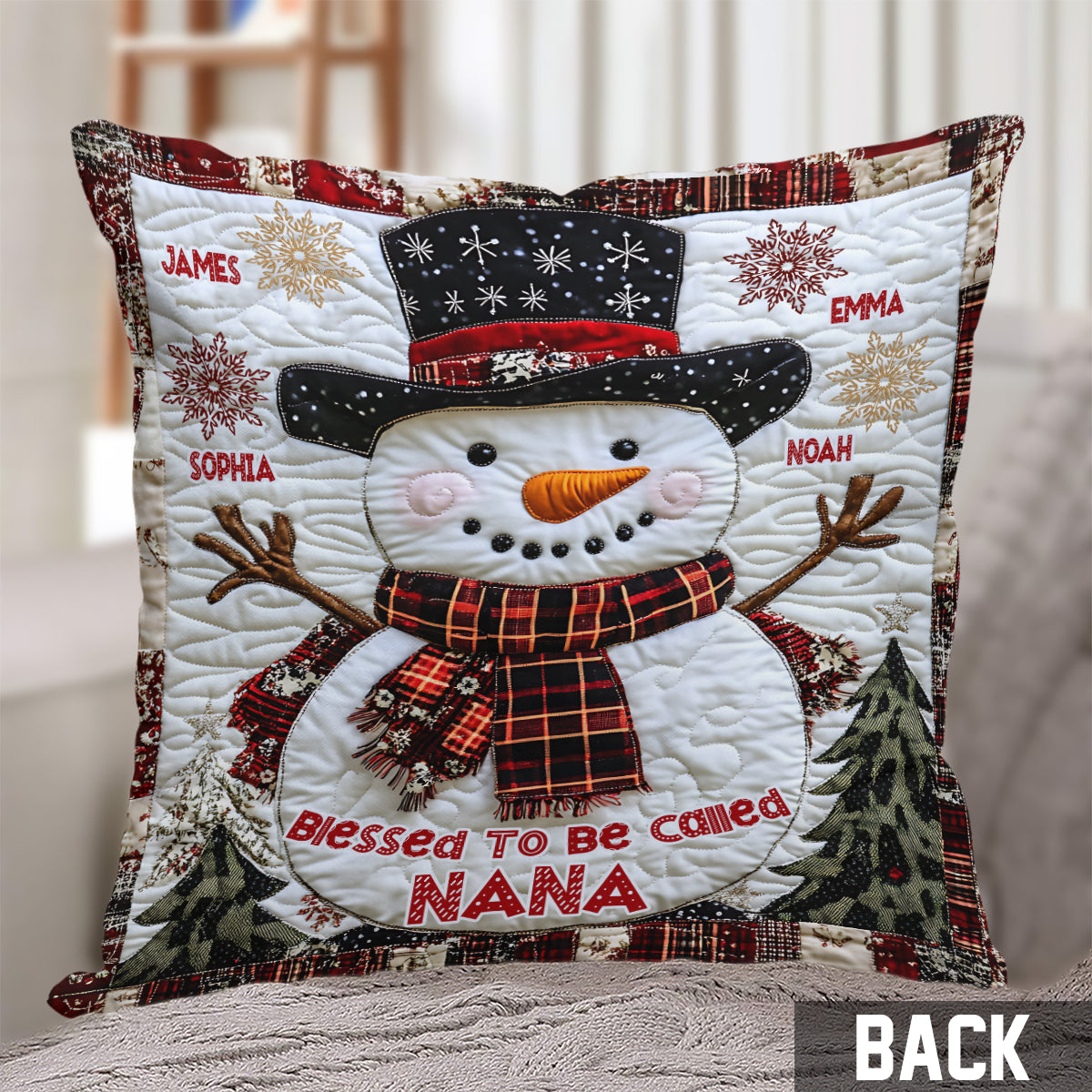Nana Grandma Gigi - Personalized Grandma Throw Pillow