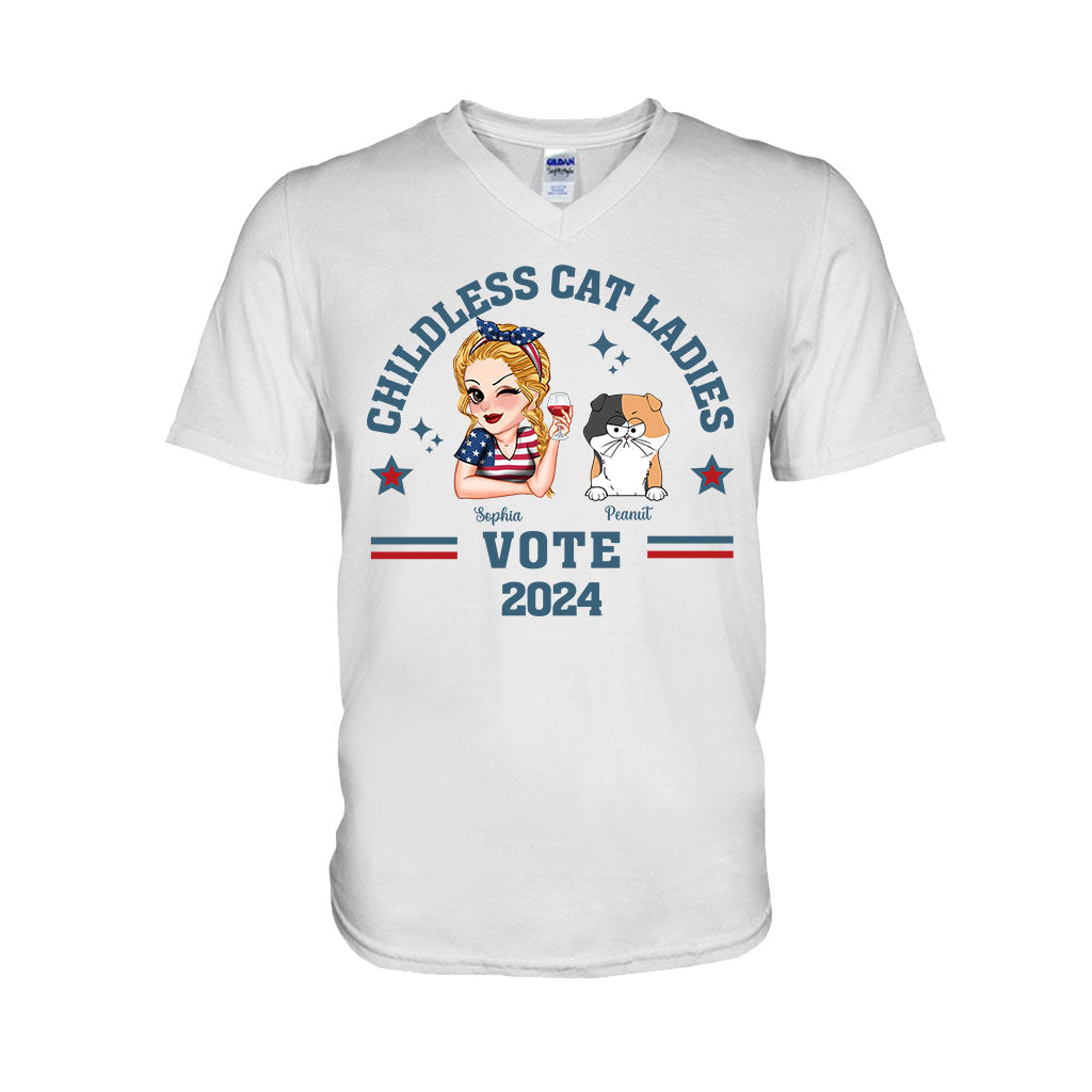 Childless Cat Ladies - Personalized Cat T-shirt And Hoodie