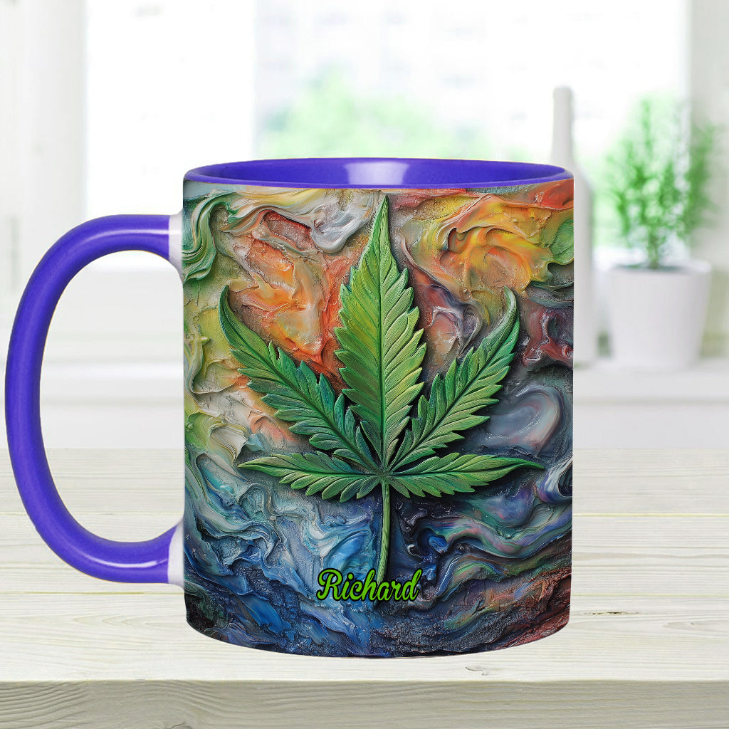 Let's Get Light - Mug personnalisé avec une touche cannabis