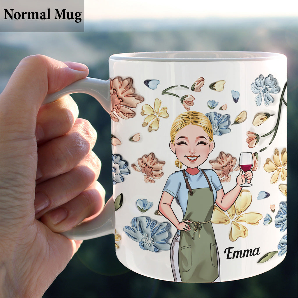Into The Garden I Go - Personalized Gardening Mug