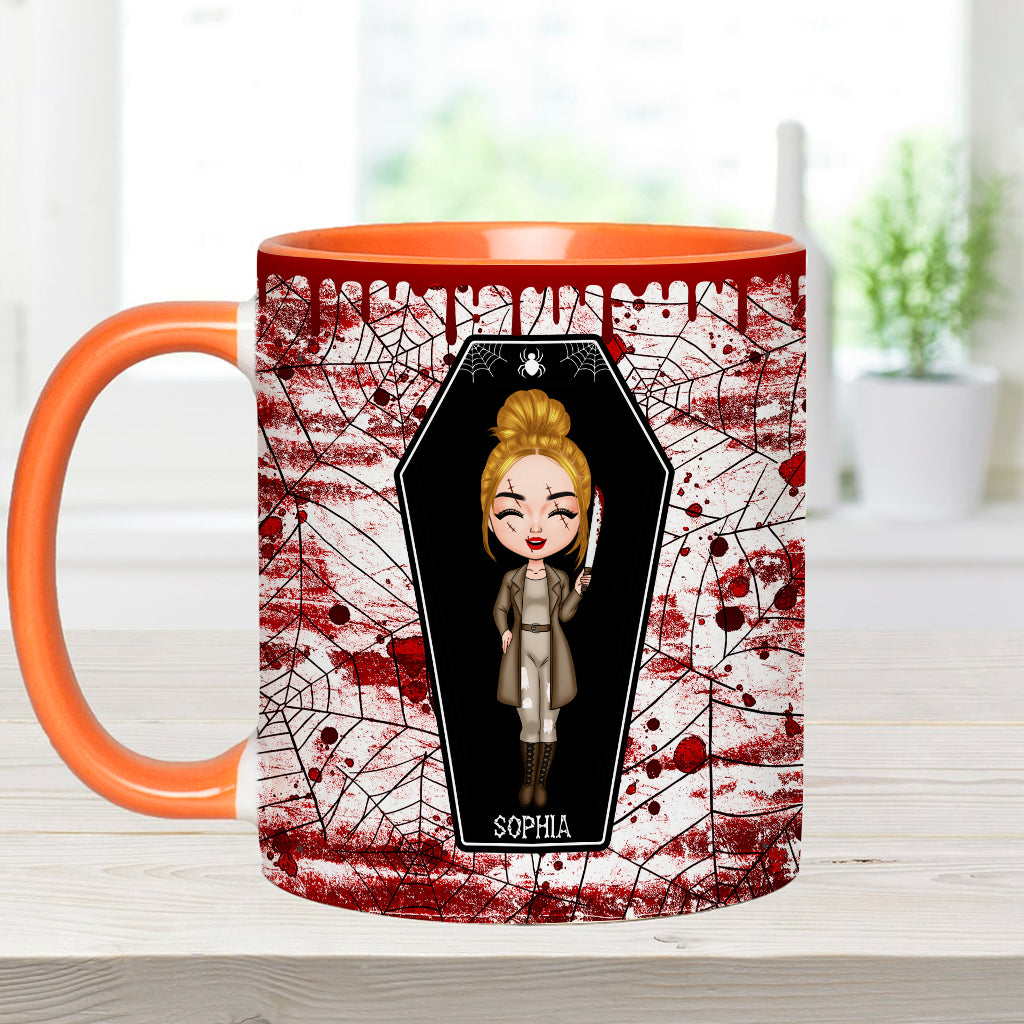 Move Over Hot Girl Summer It's The Spooky Bitch Season - Personalized Accent Mug