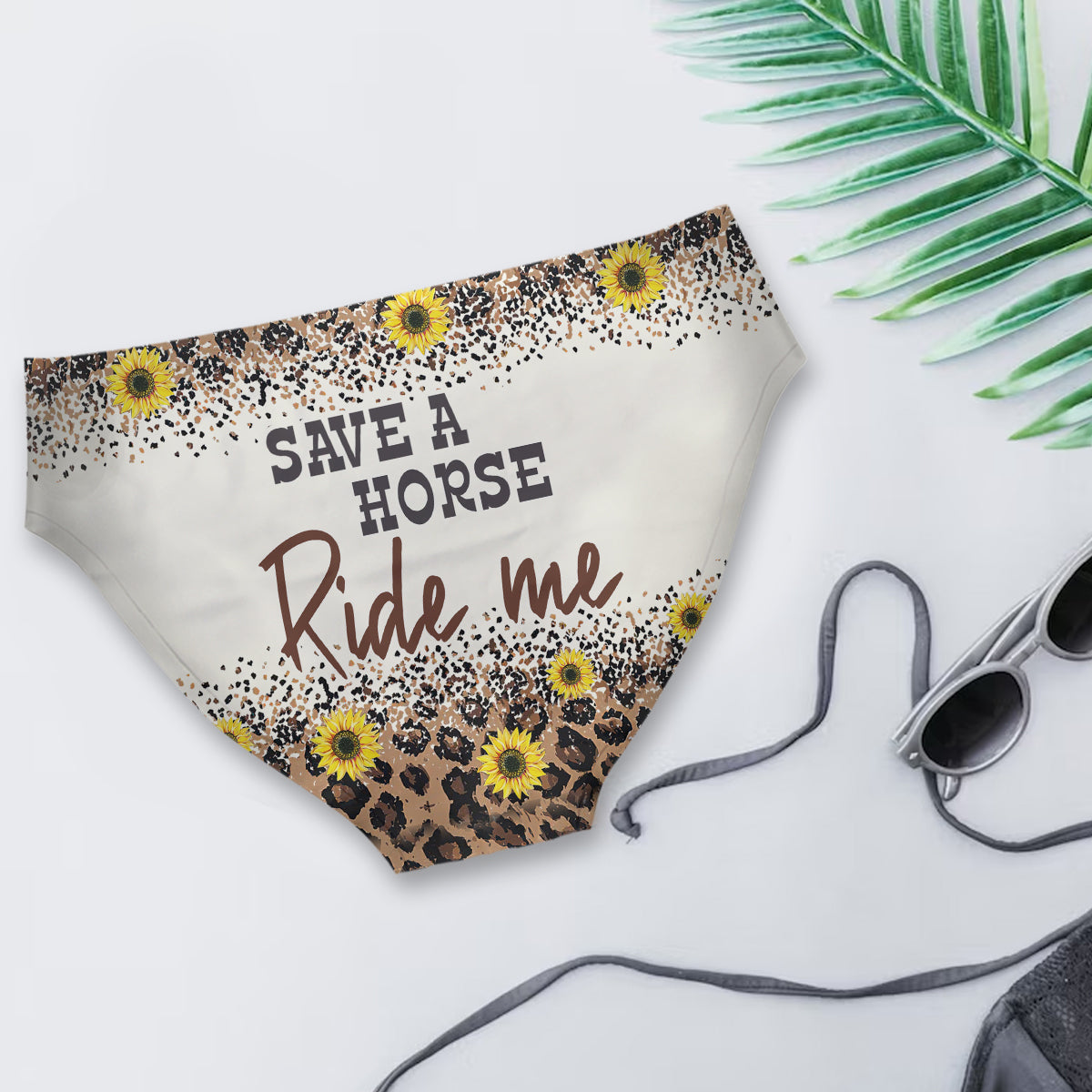 Sauvez un cheval, montez-moi ! - Culottes personnalisées pour femmes sur le thème des chevaux