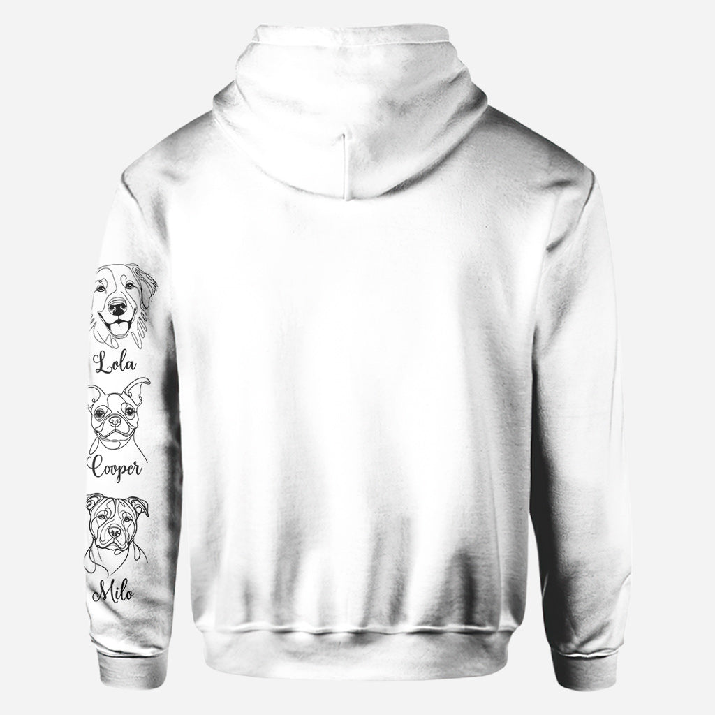 Hundemama - Personalisiertes T-Shirt mit Hundemotiv