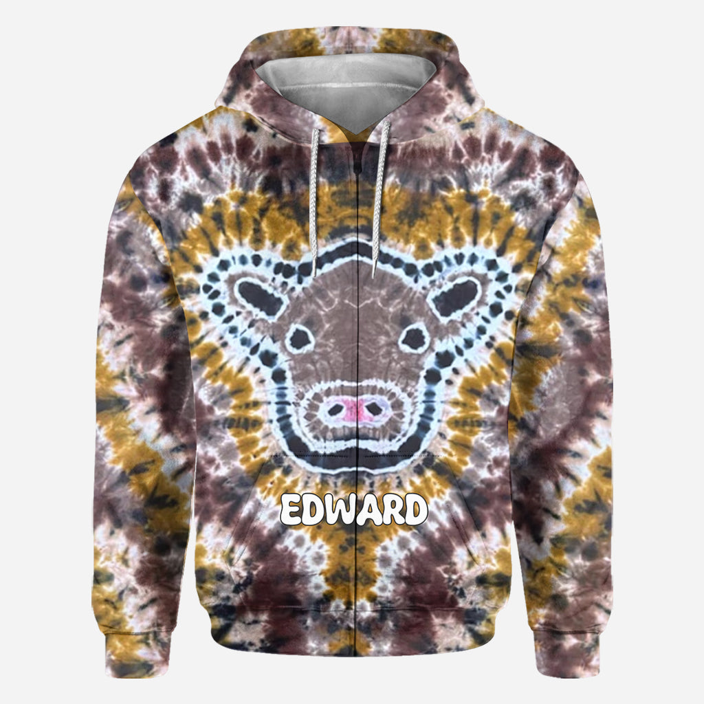 Bunte Kuh - Personalisiertes Kuh-Shirt