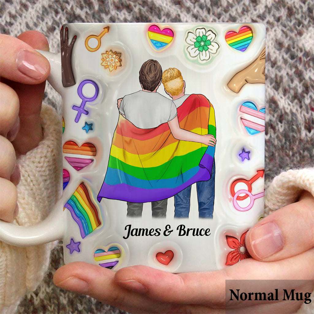 Du bist mein Regenbogen – Personalisierte Tasse zur Unterstützung der LGBTQ+-Community