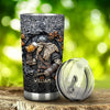 Viking Warrior Drinking Legend Raise Your Horn - Personalized Viking Tumbler