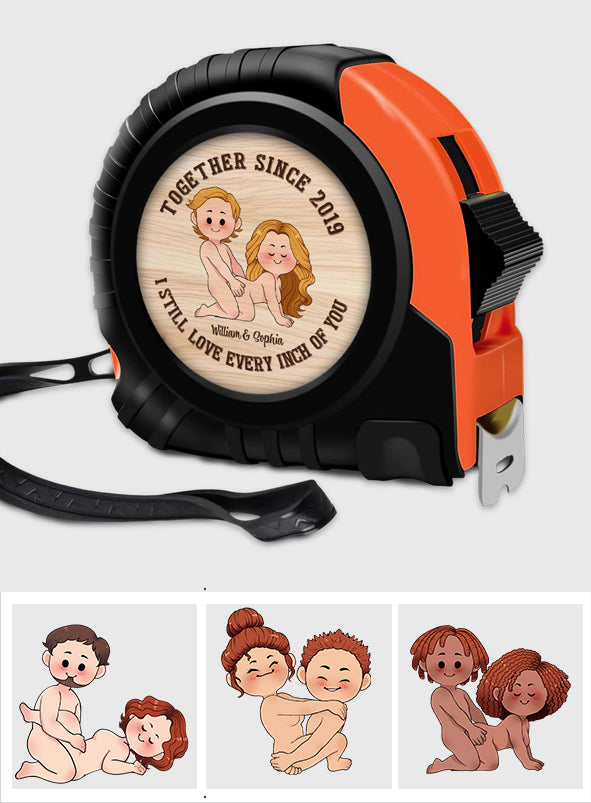 Ich liebe dich von Kopf bis Fuß – Personalisiertes Maßband für Paare