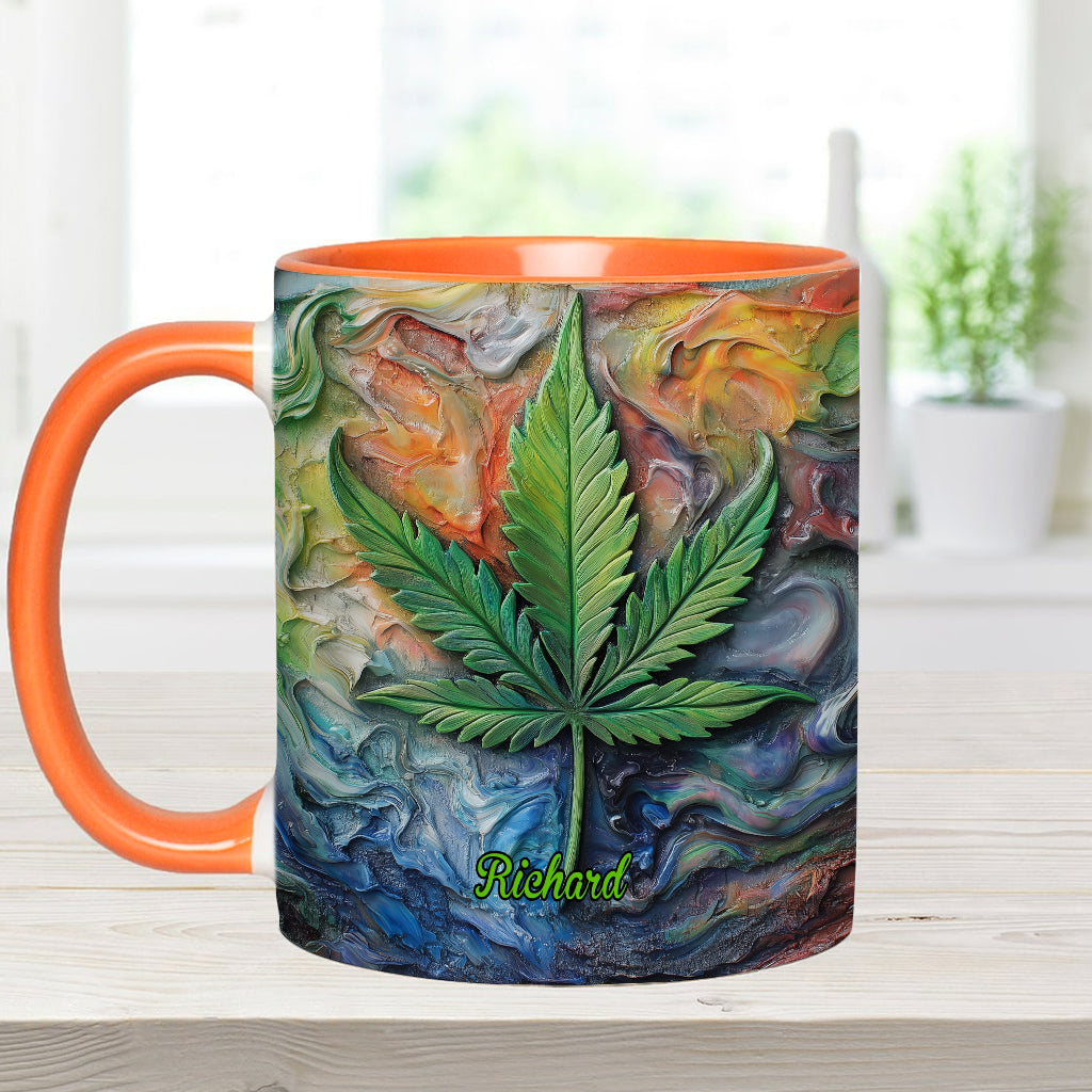 Let's Get Light - Mug personnalisé avec une touche cannabis