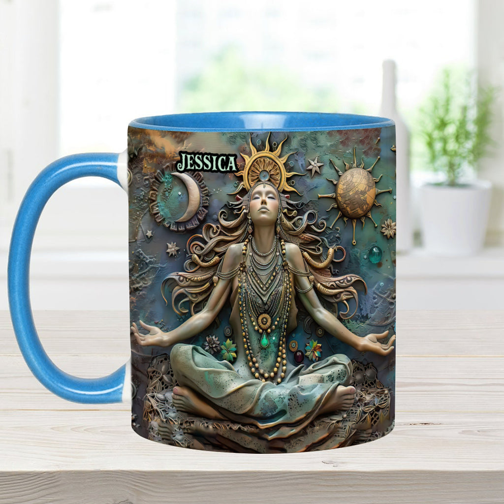 Lose Your Mind Find Your Soul - Personalized Yoga Accent Mug