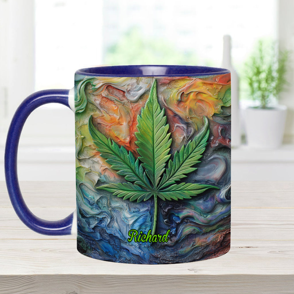 Let's Get Light - Mug personnalisé avec une touche cannabis