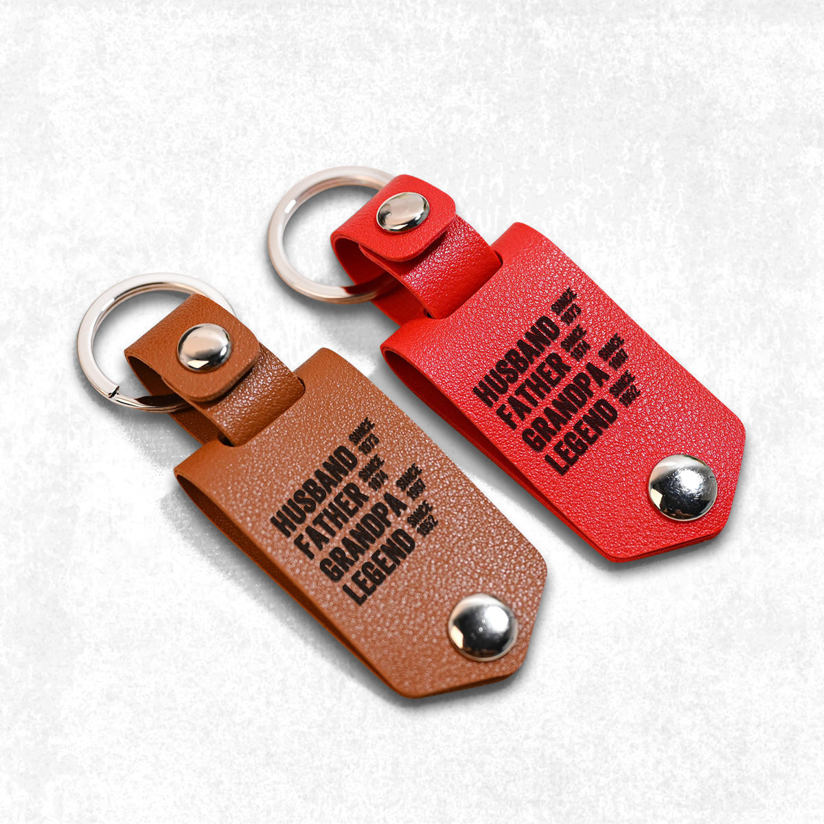 Légende Mari Père Grand-père - Porte-clés album photo personnalisé pour grand-père