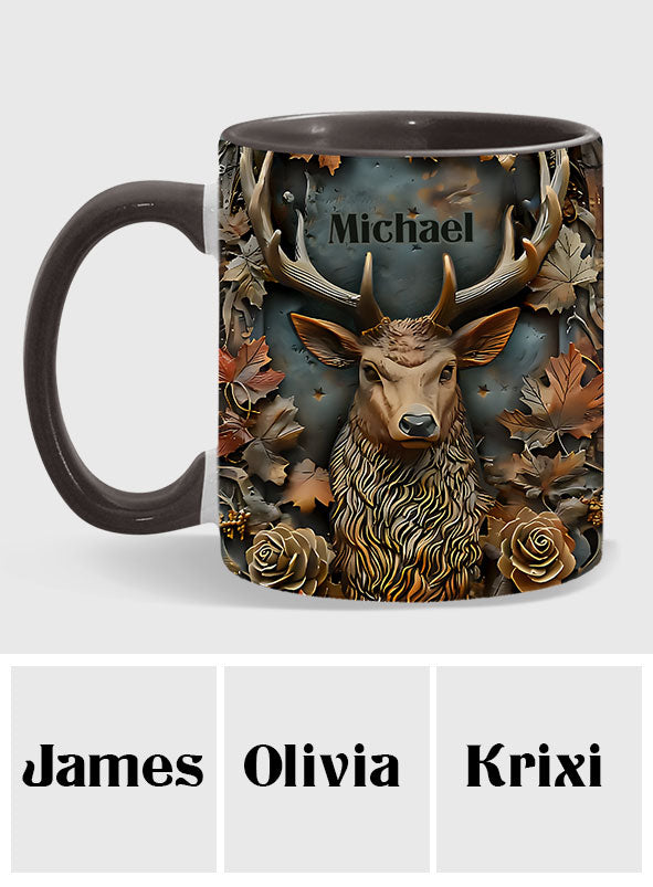 Liebe zur Jagd – Personalisierte Tasse mit Jagdmotiv