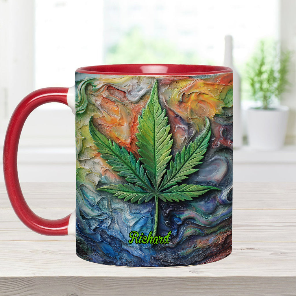 Let's Get Light - Mug personnalisé avec une touche cannabis
