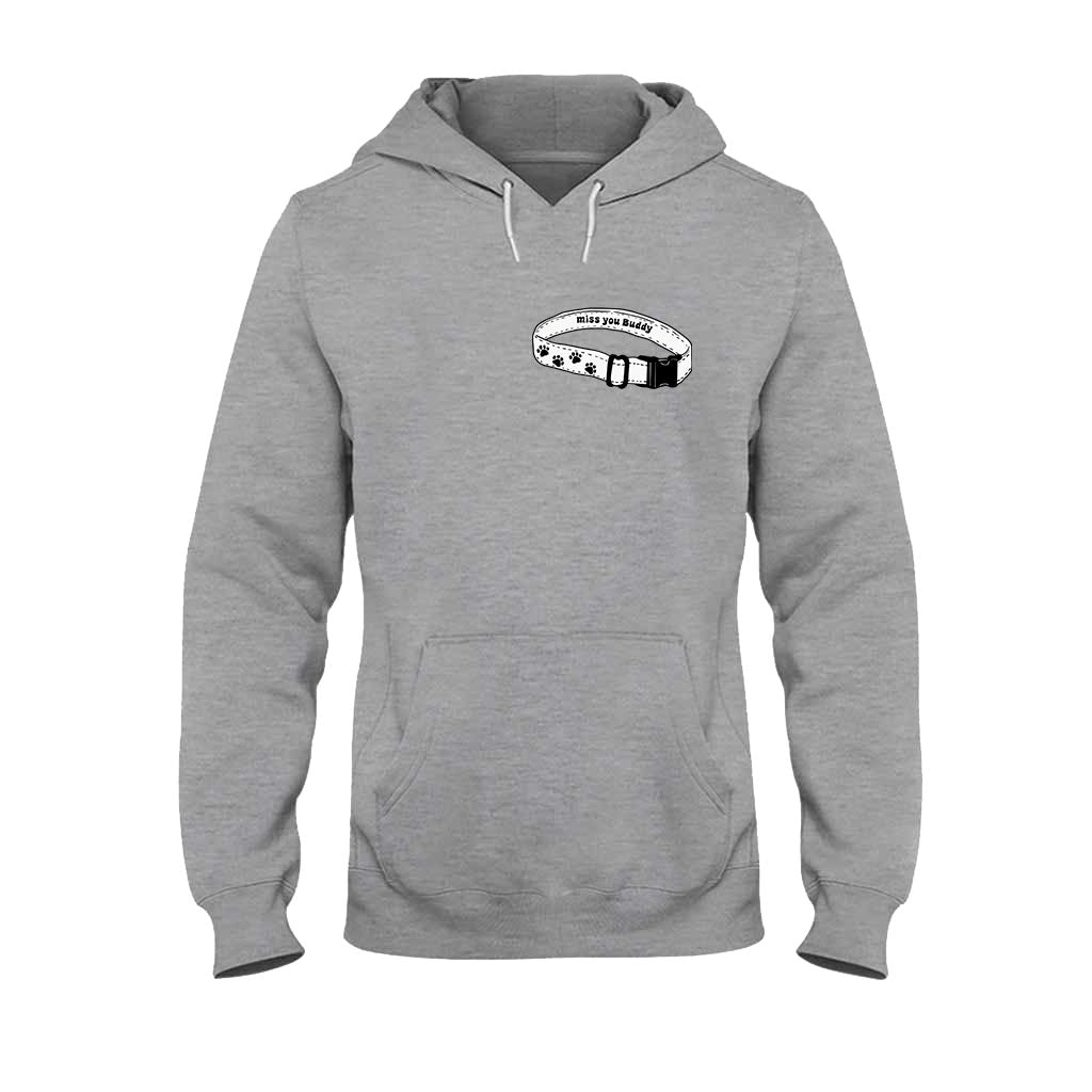 Collier « Tu me manques » - T-shirt et sweat à capuche personnalisés pour chien