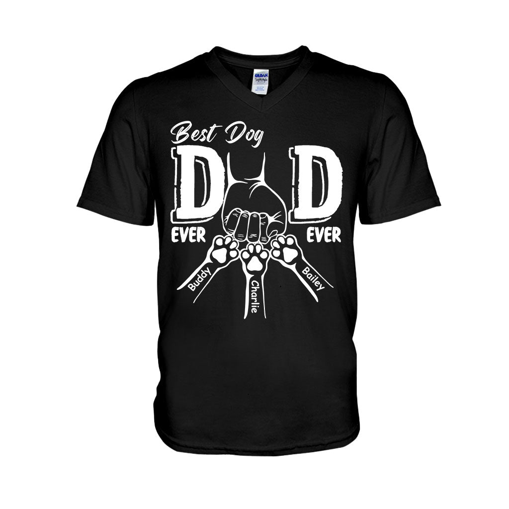 Meilleur papa de chien au monde - T-shirt et sweat à capuche personnalisés pour chien