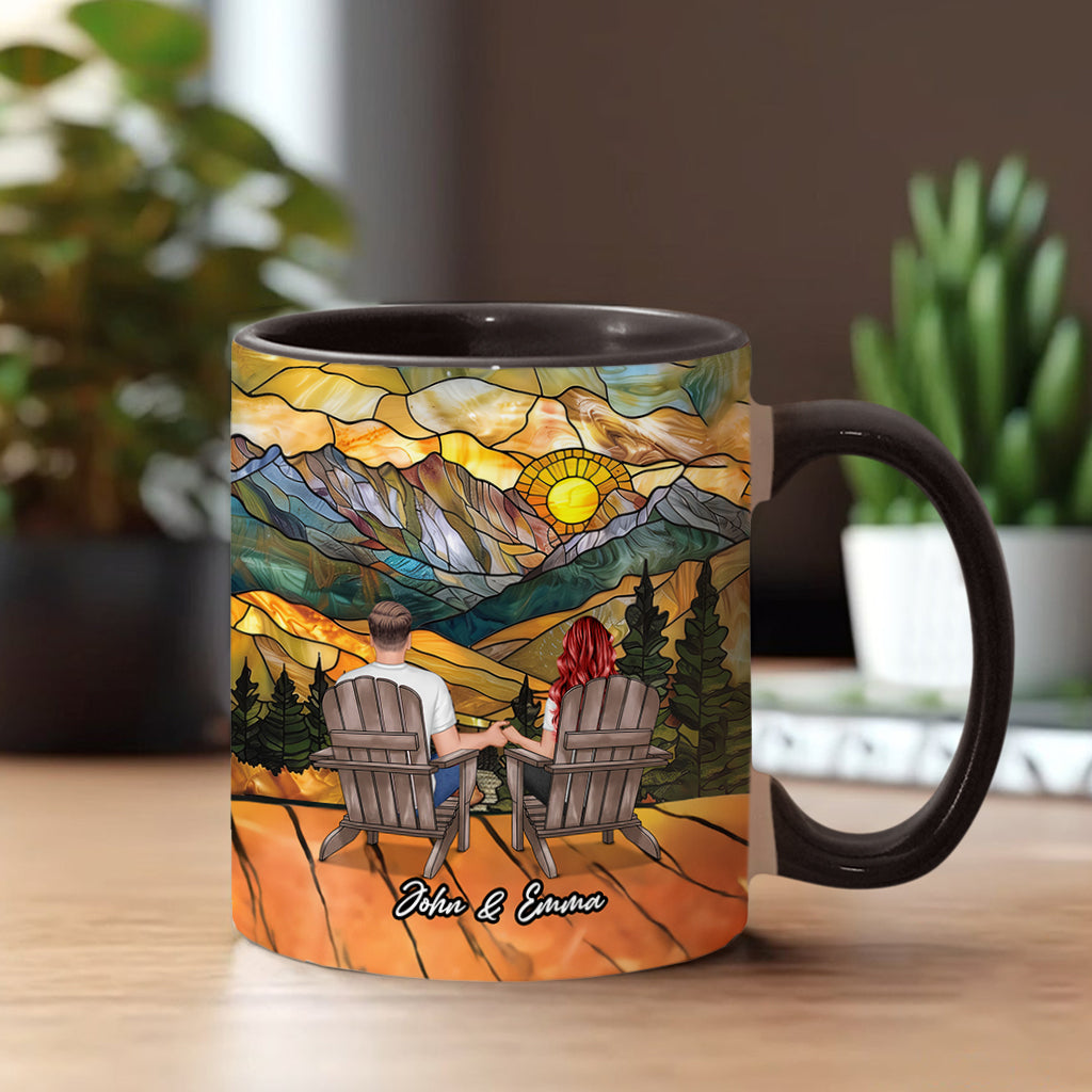 You And Me We Got This - Personalized Couple Accent Mug