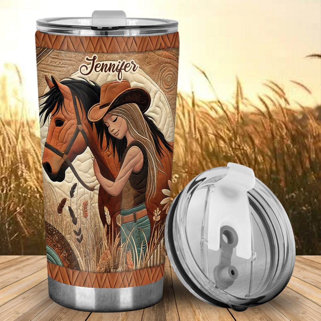 Horse Lovers - Personalized Horse Tumbler
