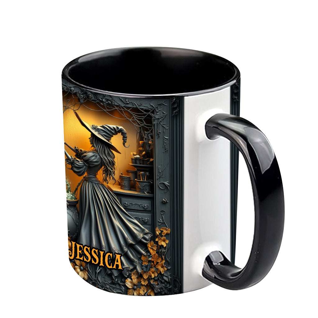 Beautiful Witch - Personalized Witch Accent Mug