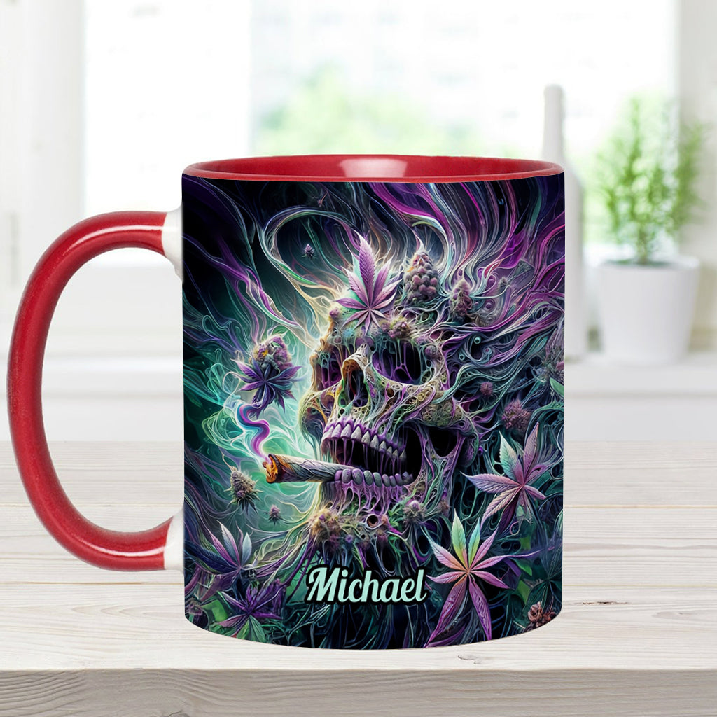 Magical Skull - Personalized Weed Accent Mug