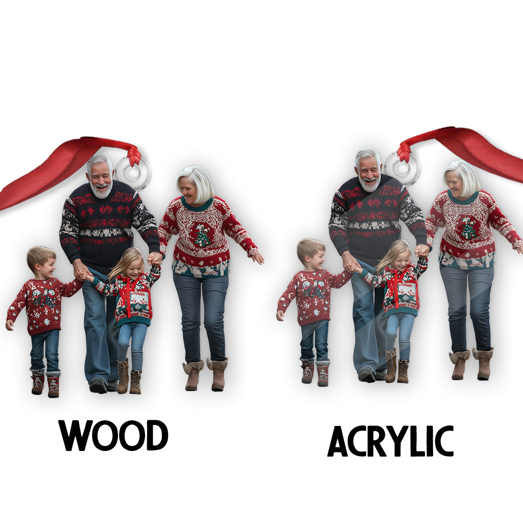 Custom Any Photo Ornament - Personalized Family Custom Shaped Ornament